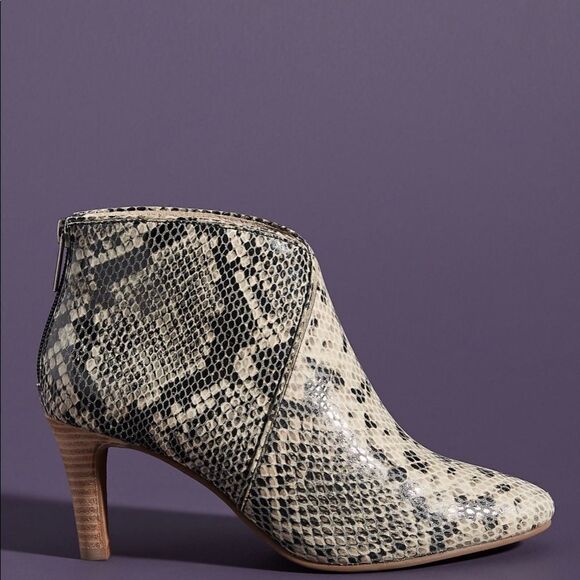 Seychelles Snake Heeled Ankle Boots - Picture 1 of 4